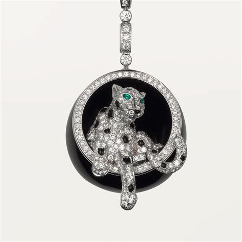 cartier jade|cartier panthère necklace.